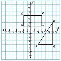 Use the graph below to answer the questions in Part 1: PART 2 PART 1 1) Write the ordered pair next to each point on the graph. 2) Determine the length of each side of the rectangle.