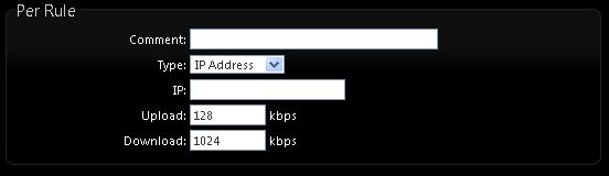Please click on Advance QoS Bandwidth Control Service : The default is Disable, Select Disable or Enable of QoS Service. Mode : Can choose a total Bandwidth control or Per Rule Bandwidth control.