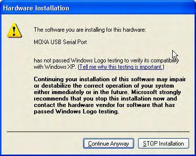 10. The installation wizard will search for the correct drivers.