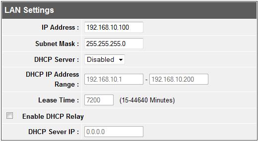 Configure your Internet connection System > Network Settings This section describes the features when setting the access points WAN settings. The access point supports DHCP, Static or PPPoE WAN types.