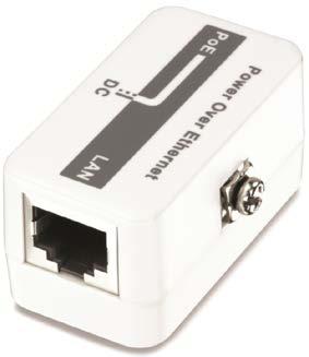 PoE Adapter View Application Diagram PoE DC Power Port Ground LAN PoE: Provides power to the access point. Connect this side to the access point Ethernet port.