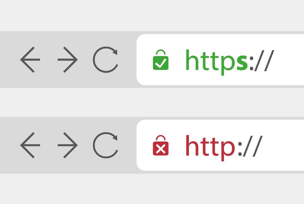 HTTPS = Encrypted Most major websites and apps use HTTPS. The S means secure.