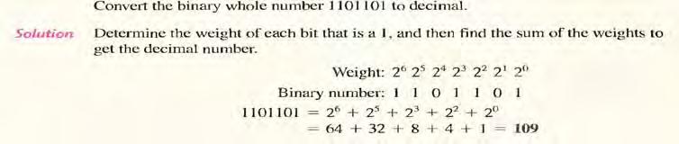 2011 first class Binary to Decimal Conversion The decimal value of any binary number can be