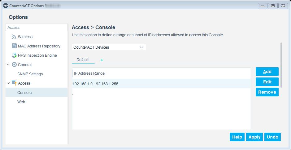 be included in the list of addresses allowed to access the permanent Enterprise Manager Console. To allow access for the temporary Enterprise Manager: 1. Log in to the permanent Enterprise Manager. 2.