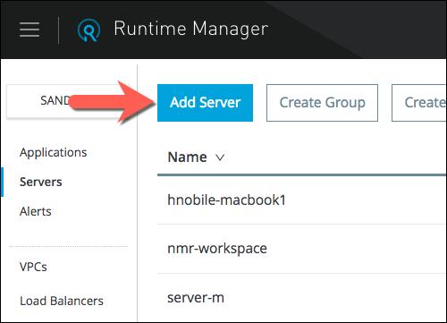 In Runtime Manager, the term "Server" is used to mean a Mule runtime instance in a location other than CloudHub. 1.