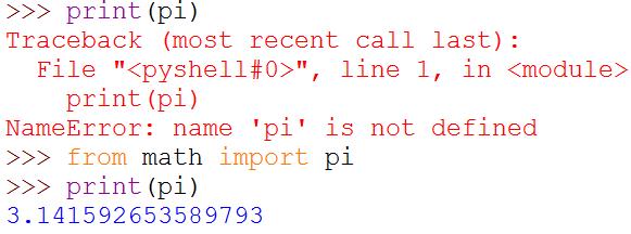 Importing module in a Python program Import statement can be used in two forms- 1.