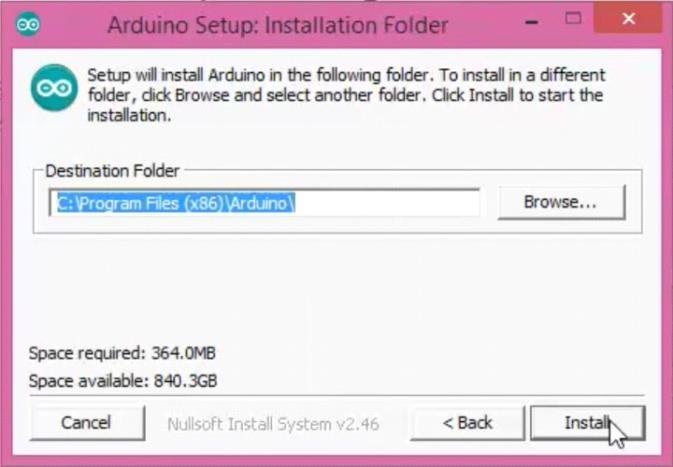 Finally, you select the install location. I personally put it into my programs folder. Once you click Install, it will start extracting.