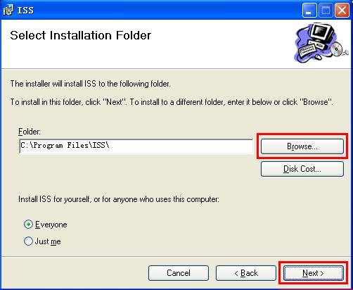 installation path and type, click "Next"; refer to Fig 2-3: The default path for installation is