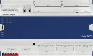 1.5 PCD1 modular, expandable, compact CPU 65 5 1 2 Automation stations The Saia PCD1 systems are the smallest programmable Saia PCD controllers in a flat design.