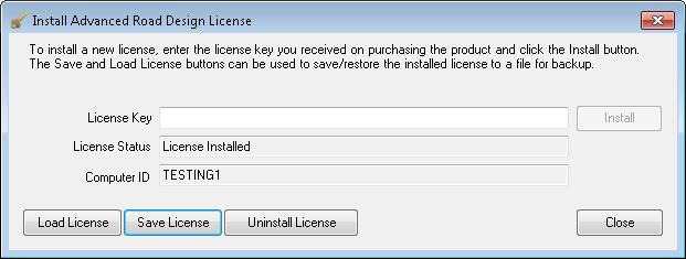 6. Click the Install ARD License button. The following form will display. In here, you input your Serial Number (License Key). 7.
