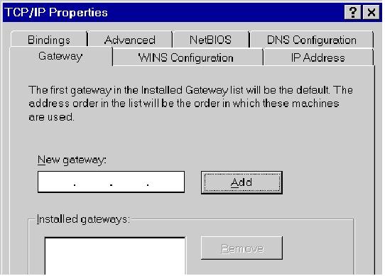 d) Select DNS Configuration tab and make