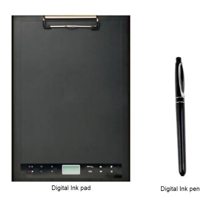 Package Contents Digital Ink Pad+ Digital Ink Pen Notebook 2 x replacement ink