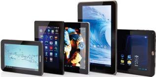 Tablets type of device & purpose Compact, lightweight, portable Fewer components inside so longer battery life Cheaper