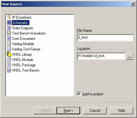 5. You will be asked to add existing source files.