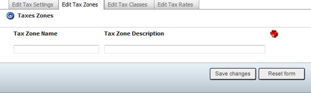 Please note that without defining the zone (counties and states details for zone) taxes will note work. Figure 6-32-3: Advanced Taxes: Tax Zones 7.
