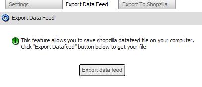 Marketing 237 This feature allows you to export your products directly to a shopzilla. Click "Export To Shopzilla" button to do it now. 8.