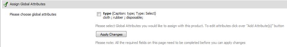 Categories & Products 9. 2.7.2 53 Click Save changes button to create global product attributes. You will get a confirmation message that the new attribute has been successfully created.