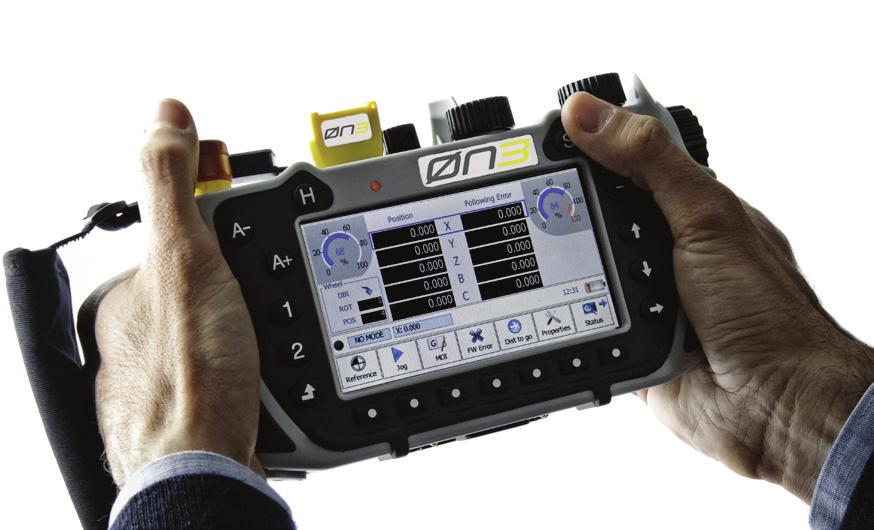 0N3 Handheld - Mobile HMI Solutions Main Features Handheld HMI device with Safety Functions Compact and Lightweight Ergonomic design Programming tool Drag&Drop High reliability from industrial grade