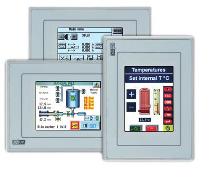 Key Operated and Legacy Products The UniOP family, currently available in over 100 different models, is presented with a range of HMI devices easily programmable with the Designer software