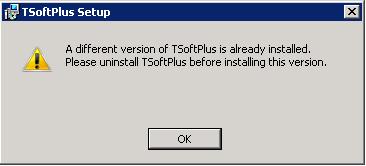 Upda ng TSo Plus Important: Before upda ng your version of TSo Plus, ensure you have a current backup of all necessary databases. 1.