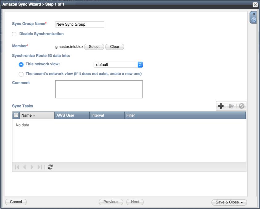 Go to Grid > Amazon and click Add. 2. In the Amazon Sync Wizard > Step 1 of 1 dialog bo