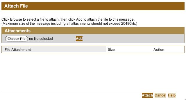 RECEIVE AN ATTACHMENT Read the message as you normally would. The message header will show if there is an attachment to the email. If there is an attachment, click on the file name.