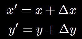 Translation mathematics The image is shifted both vertically