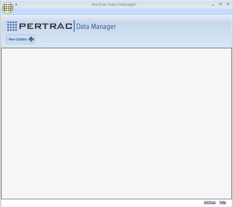 VI. Data Manager PerTrac 7 includes a redesigned Data Manager for updating and merging your data.