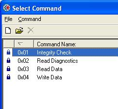 DF1 Protocol Mode 91 16.5.1 Available Services Right click on the node, and choose Add Command.