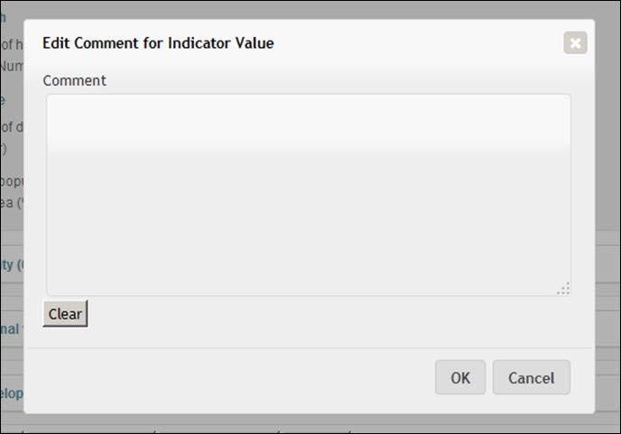 To do it: Locate input field corresponding to specific indicator and specific year, right-click this input field