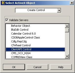 Right click on ActiveX Container and select Insert