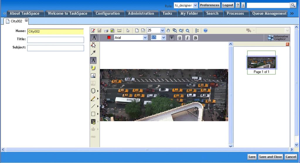 Getting Started Figure 13. Sample document view The following procedure briefly describes how to assemble a document view, with references to appropriate instructions in this and other guides.