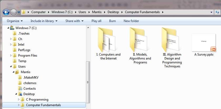 Windows Pathnames C:\Users\Mantis\Desktop\Computer