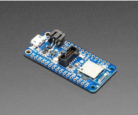 We have other boards in the Feather family, check'em out here. This chip has twice the flash, and four times the SRAM of it's earlier sibling, the nrf52832-1 MB of FLASH and 256KB of SRAM.