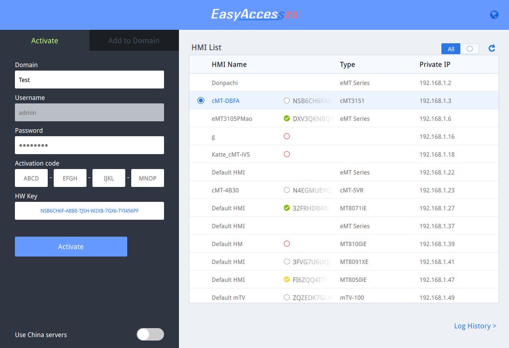 By toggling the option Use China servers, PC Activator will check the activation status and perform activation with China servers (http://www.easyaccess.cn).