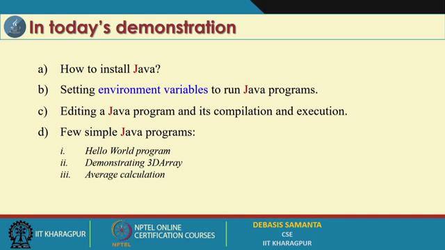 Programming in Java Prof.