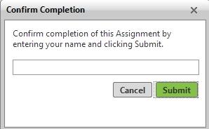 Field Description Click to select the check box for each task that requires Coach confirmation of completion.