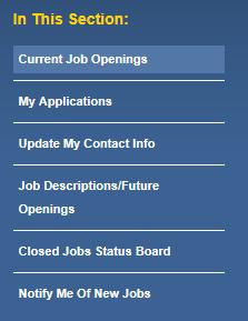 JobAps - An Applicant Perspective Last Revised: August 2015 I: THE EMPLOYMENT WEBSITE (www.jobaps.