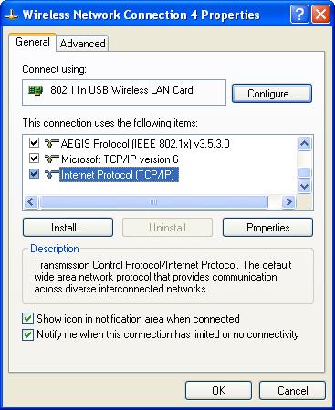 Right-click on Wireless Network.