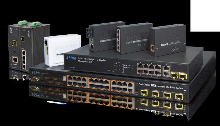 appliances and cabling infrastructure Flexible network deployment Safe powering of standard