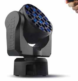 Creative simplicity The Martin MAC 101 is a remarkably small and simple LED moving head wash light that pioneers all new possibilities in creative lighting.
