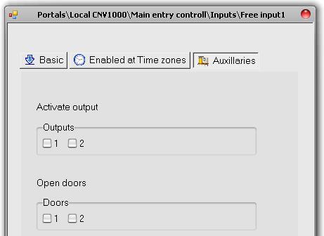 need to enable time periods - Fire alarm: Dedicate input to Fire alarm input If Enabled (Time