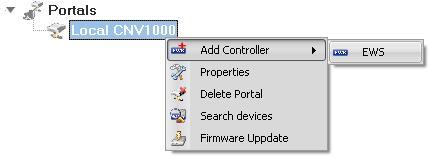 Consult your installer for the portal IP address and Port, and fill in the Portal properties window with the data.