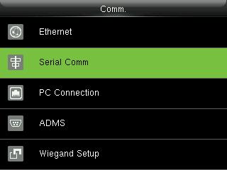 Settings System Settings for FR200 Connection Select > Comm Select > Serial Comm Select > /485 Change > to (master unit) DIP Settings.