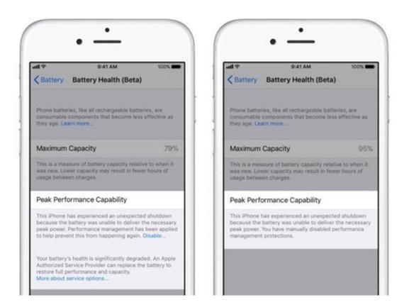 Does your iphone need a new battery? Is your iphone running slow? Is performance being throttled by ios to prevent it from crashing? Would a new battery help restore it to peak performance?