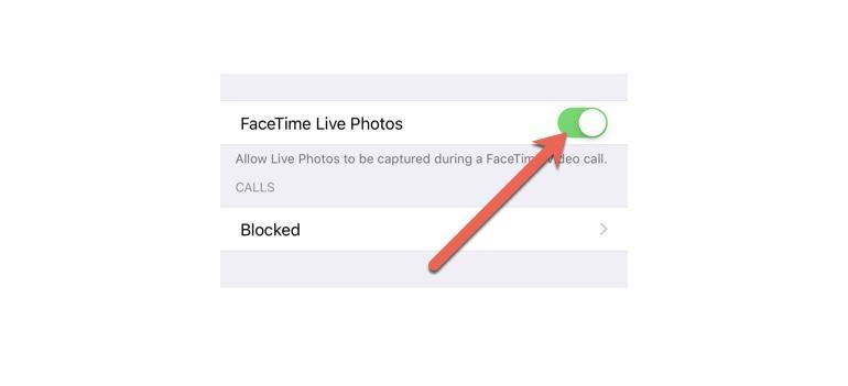 Turn off FaceTime Live Photos Some people might not be comfortable with the idea that others can capture Live Photos while in FaceTime call, while some might just want a less cluttered interface.
