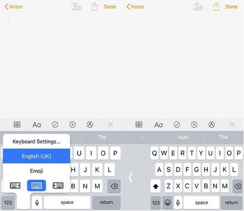 Single-handed keyboard If you like to type with one hand, this new ios 11 feature is for you.