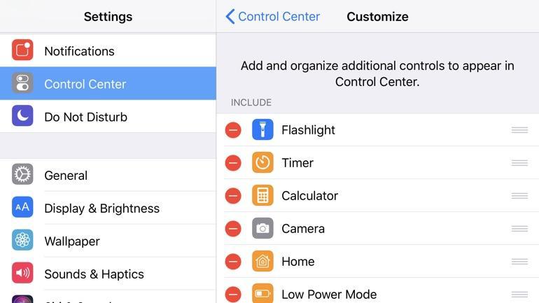 Customize Control Center The revamped Control Center is a great place to begin to tweak ios 11 to make it your own.