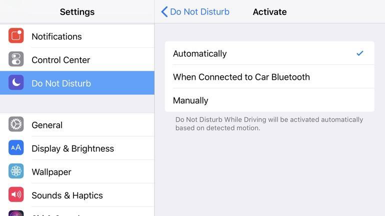 Turn on Do Not Disturb While Driving Not just a great feature, this is a potentially lifesaving feature that basically turns off notifications while you are driving.