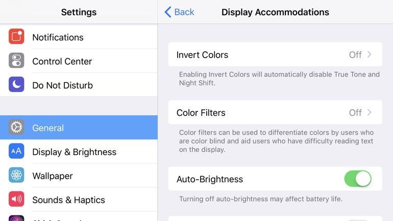 Customize screen brightness Apple has added a number of really cool screen brightness features in ios 11.